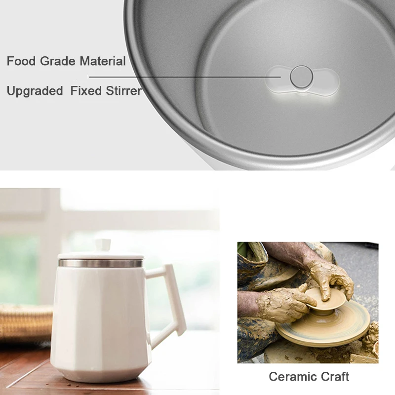 Автоматическая чашка для кофе не требует батареек смешивания молока шоколада