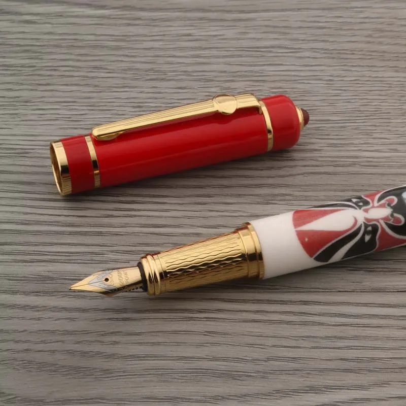 Новинка 2021 керамическая перьевая ручка классический дизайн лица Пекинская опера