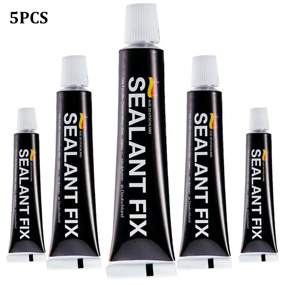 

5pcs 6/12/18g Professional Glass Metal Sealing Bathroom Kitchen Shelves Super Glue Strong Bond Sealant Fix Adhesive Jewelry