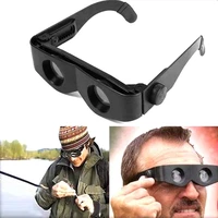 new outdoor portable fishing telescope glasses plastic frame fishing magnifying glass hd head mounted binoculars