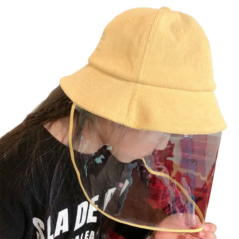 

Protective Anti-spitting Anti Dust Hat Cover Outdoor Fisherman Cap Anti-fog for Kids Adult