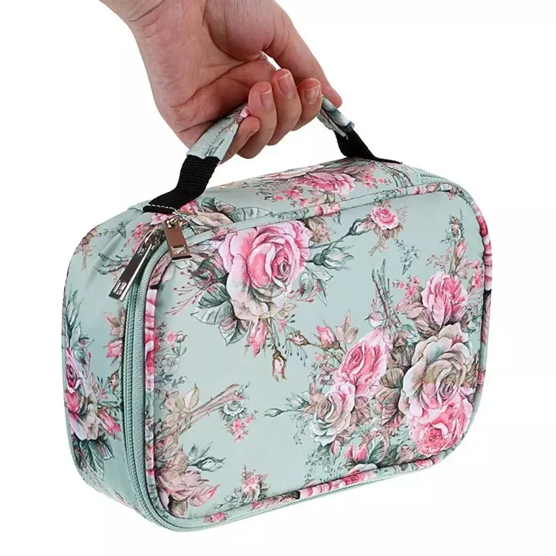 

72 Slots Large Capacity Pencil Bag Case Organizer Cosmetic Bag For Colored Pencil Watercolor Pen Markers Gel Pens Great Gifts