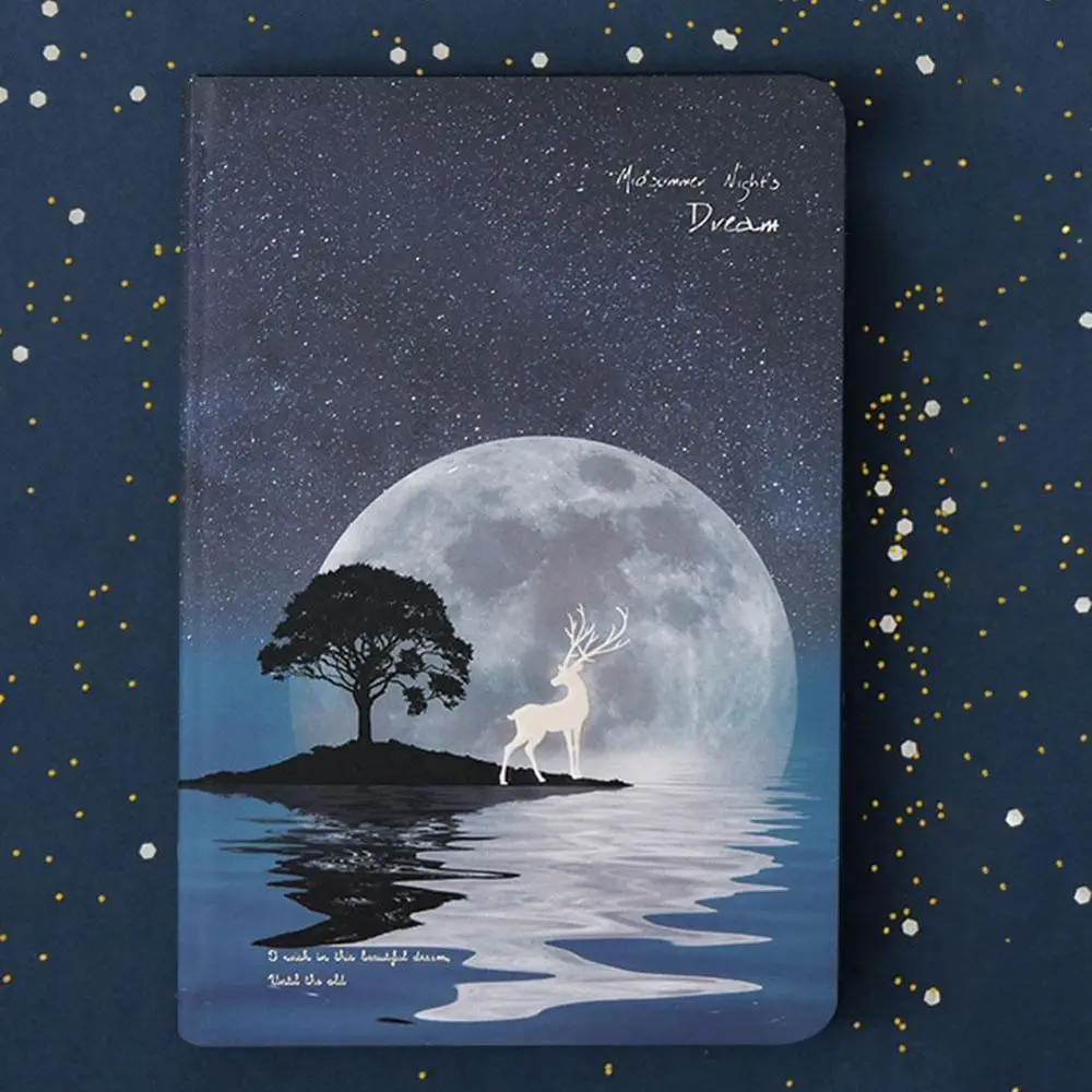 Креативный светящийся Блокнот Книга блокнот для детей корейский Канцтовары