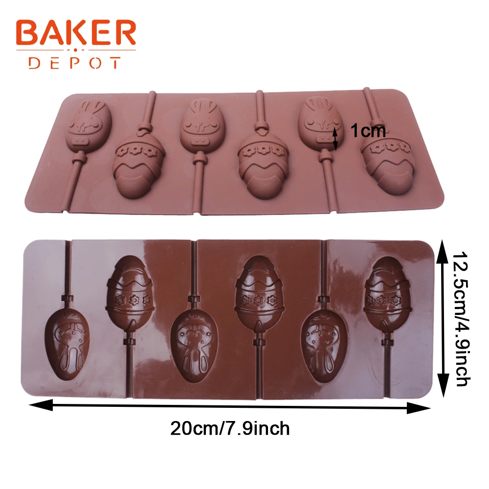 BAKER DEPOT силиконовая форма для леденцов инструмент украшения торта Пасхальный