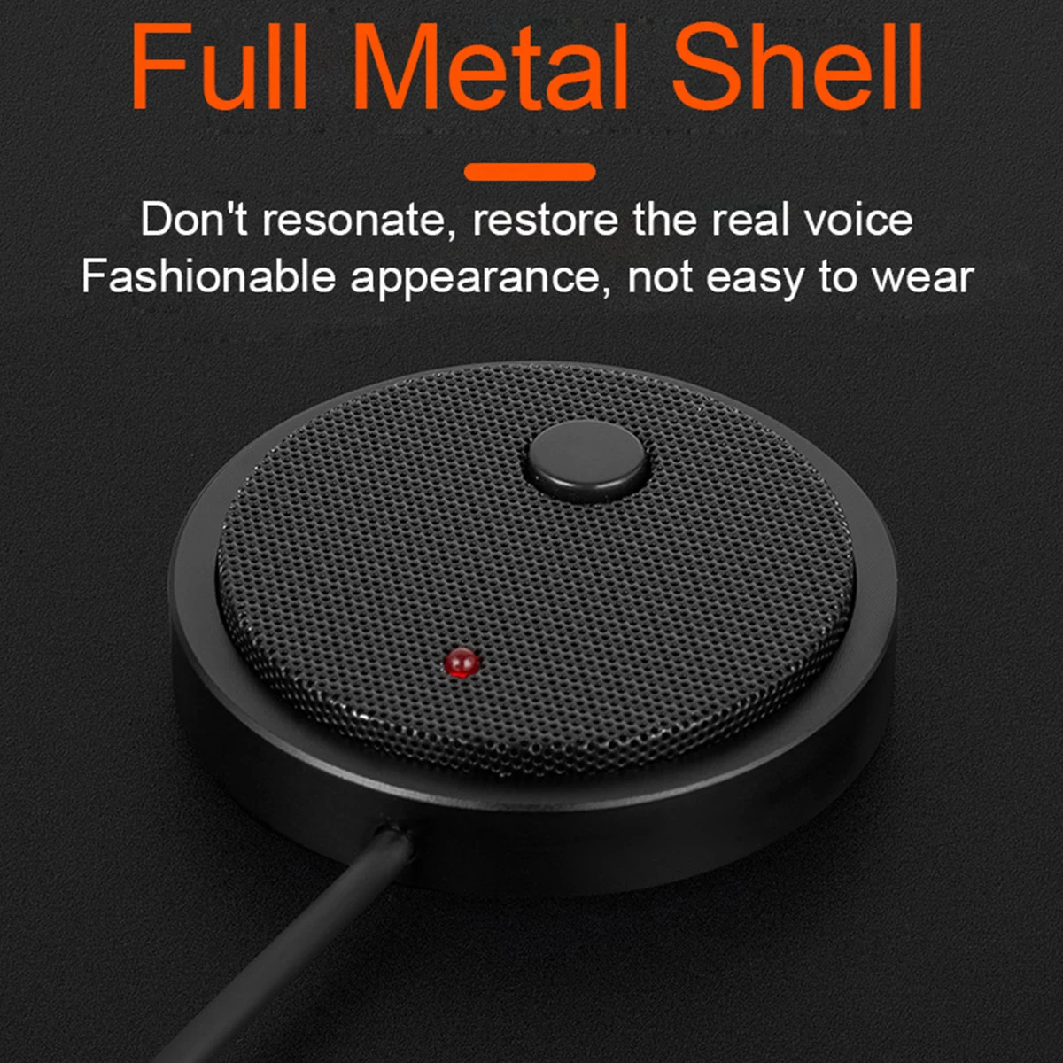 

USB Omni-directional Condenser Microphone Mic With USB Port for Meeting Business Conference Computer Laptop Voice Live Broadcast