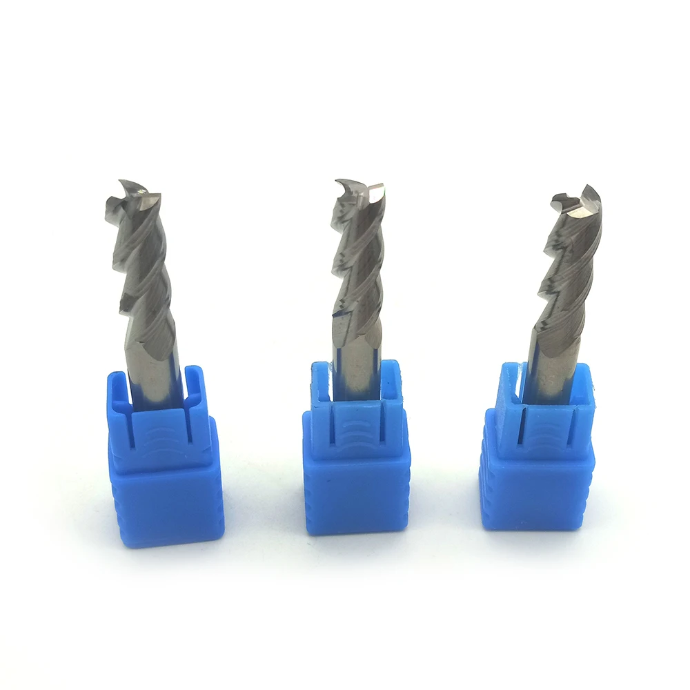 5 мм сплав покрытие Вольфрамовая сталь инструмент по алюминию Cnc Maching 3 лезвия