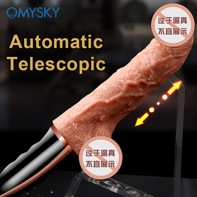 Omysky автоматические телескопические Вибраторы огромные реалистичные