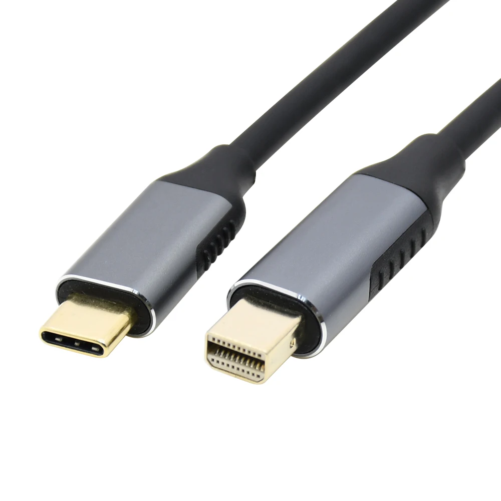 

qywo 6ft 1.8m USB 3.1 Type C USB-C Source to Mini DisplayPort DP Displays Male 4K Monitor Cable for Laptop 1.8m