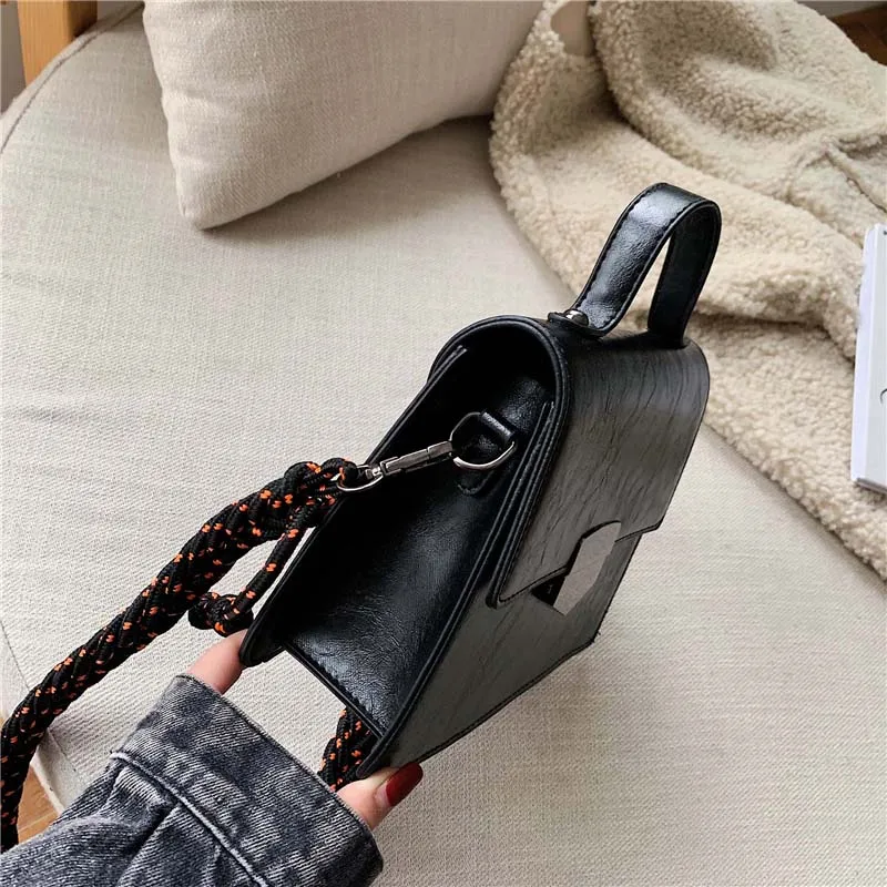 Корейская мода замок женские сумки женский портфель уникальный Плетеный