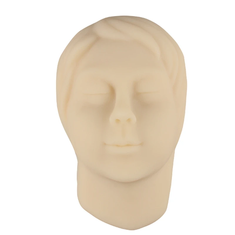 

Soft Silicone Head Model Skin Suture Facial Mini-Plastic Surgery Learning Practice Tools Skin Injector