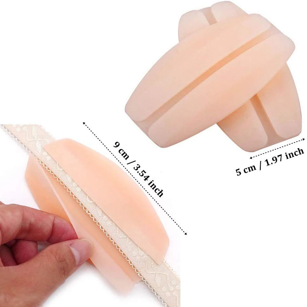 2 шт. силиконовые подушечки для бюстгальтера Нескользящие удобные нижнего белья