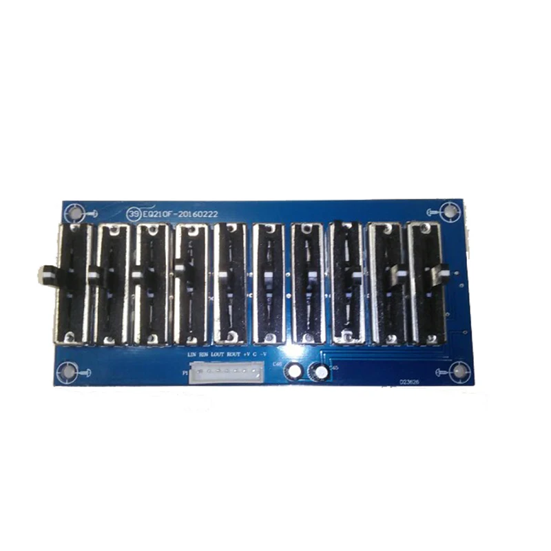 

10 Segment 15 Segment EQ Equalizer Board Stereo Preamp Dual Channel Adjustable Tone Board