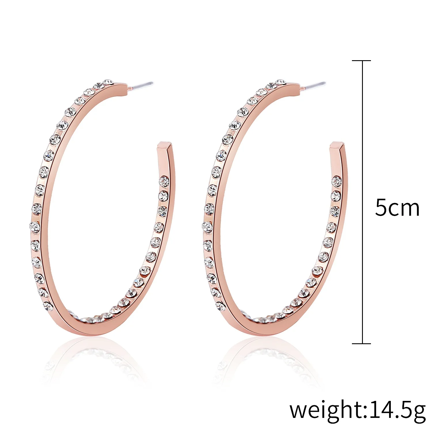 

All-match Fashion Ear Rings in Europe and America Beautiful Girl Wholesale Gift New Tendency Simple C-shaped Earrings for Woman