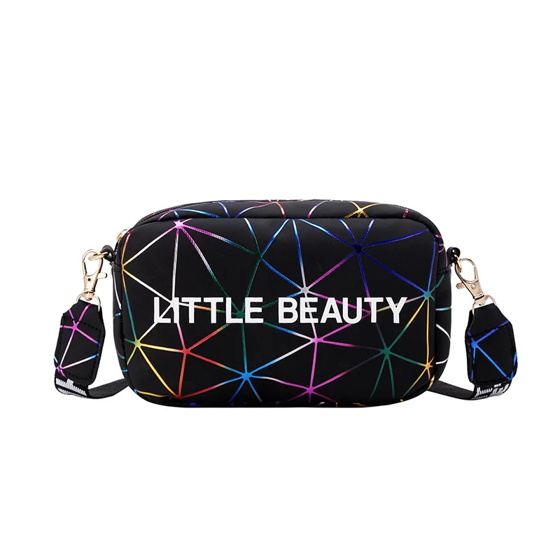 

Colorful mobile phone bag women's 2021 new women's broadband Single Shoulder Messenger Bag Fashion clown MINI SQUARE bag