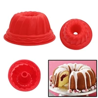 1 pc kitchenware mould pastry cake tray practical bakeware bread mold ring shaped silicone pan jewelry swirlmold