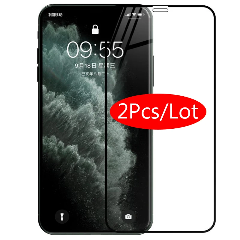 3D Защитное стекло для iphone 11 Pro Max 2 шт. защиты экрана на aifone X 10 Xr Xs aiphone 11Pro iphone11