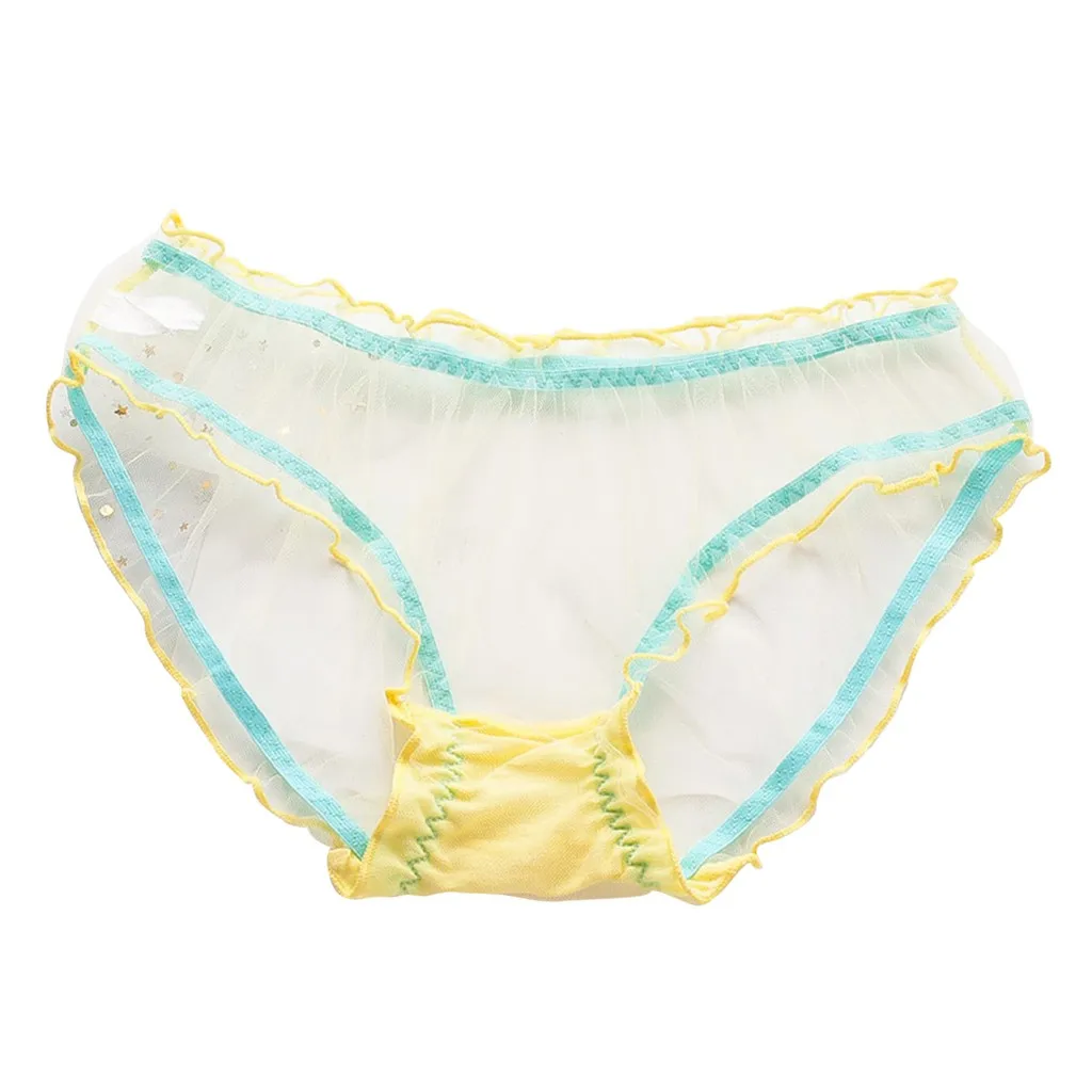 Прозрачные женские сексуальные трусики кружевные стринги ультра-тонкие
