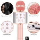 Беспроводной караоке-микрофон Bluetooth портативный динамик для дома KTV-плеер с танцевальной светодиодной подсветкой Функция записи мини-микрофон