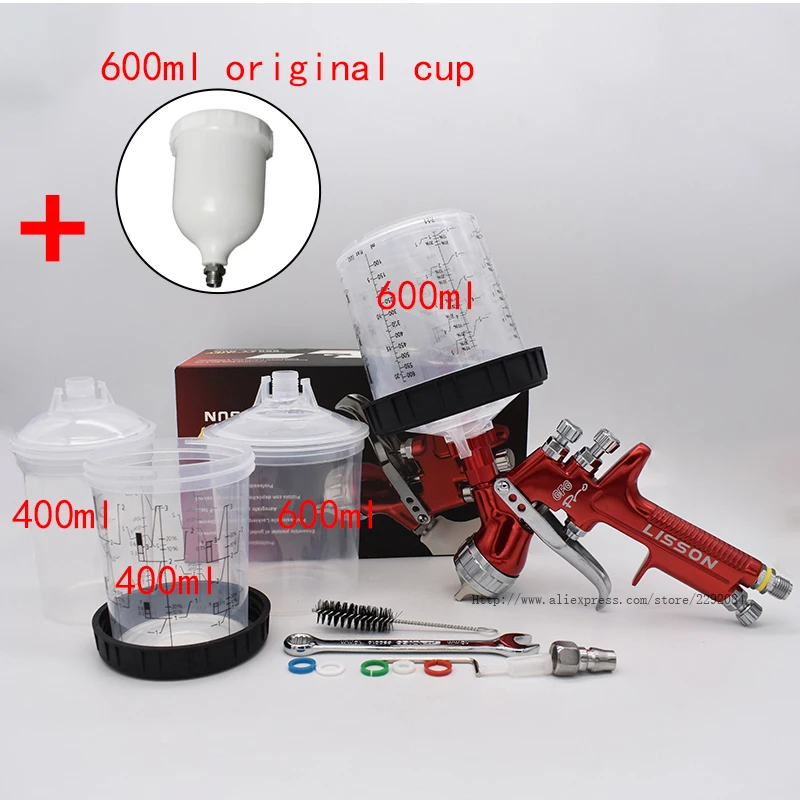 Профессиональный гравитационный пистолет распылитель GFG pro Англия 1 3 мм