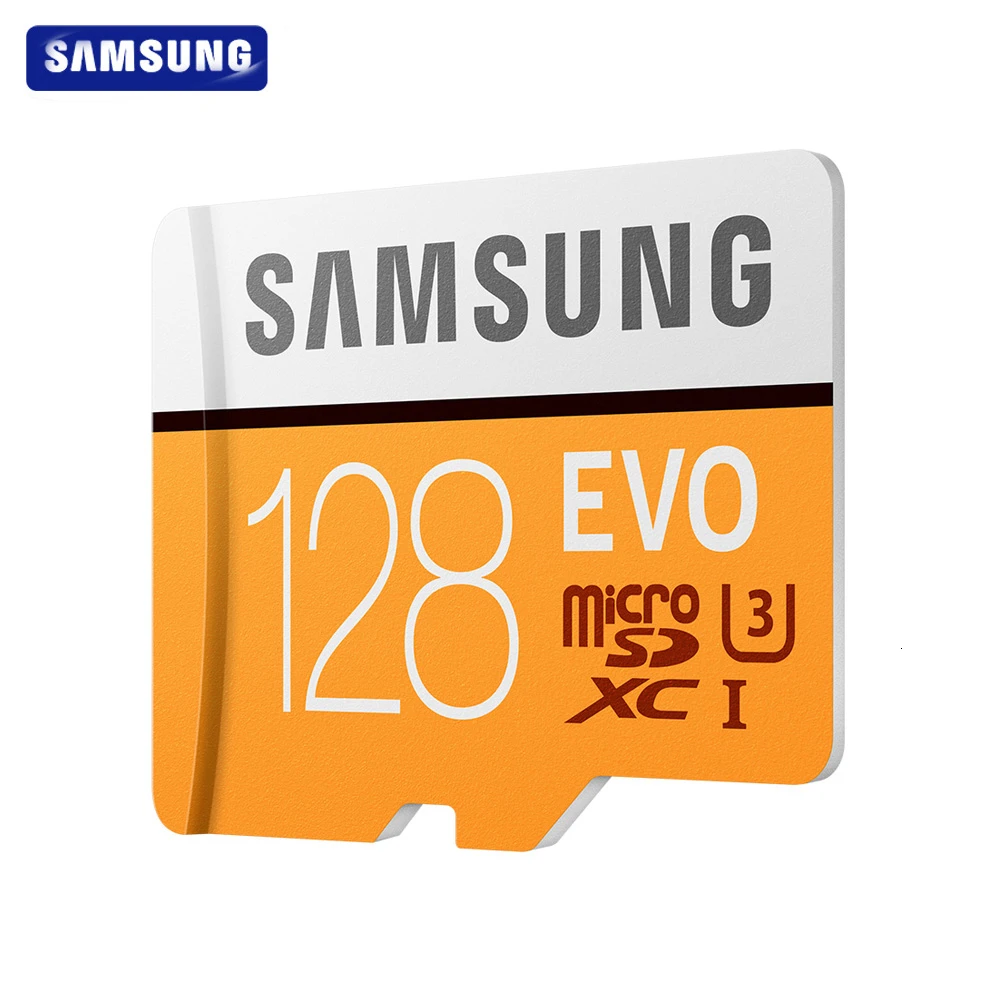 Карта памяти SAMSUNG 32 ГБ Micro SD EVO 64 Гб класс 10 128 макс. 100 стандарта SDHC SDXC U3 стандартная