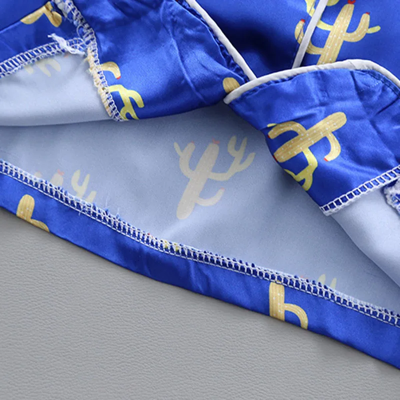 Детские пижамы Осень-зима одежда для сна девочек и мальчиков малышей пижамные