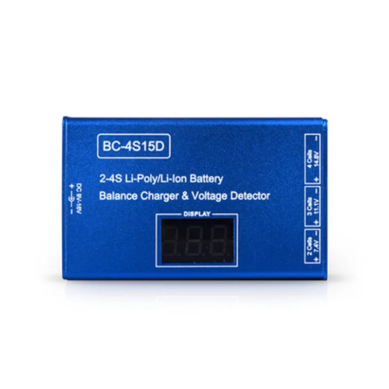 BC-4S15D 2-4S 7.4V 11.1V Battery Lithium Balance Charger Voltage Detector LCD Digital Display Balance Charger for RC Battery
