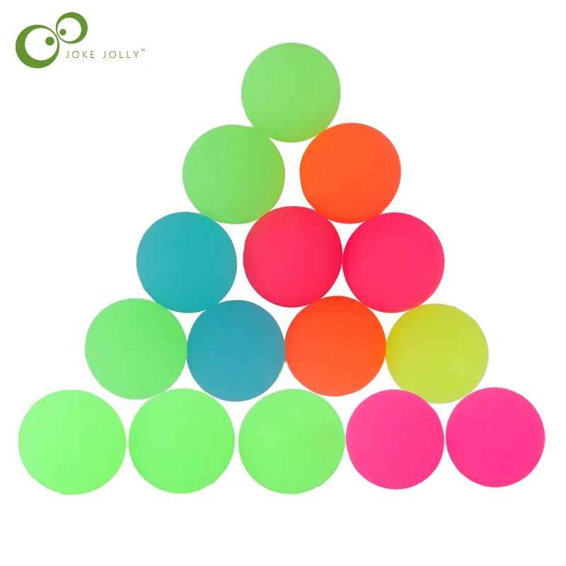 Светящиеся в темноте игрушечные шары с высокой степенью прыжков 15 шт./лот детский