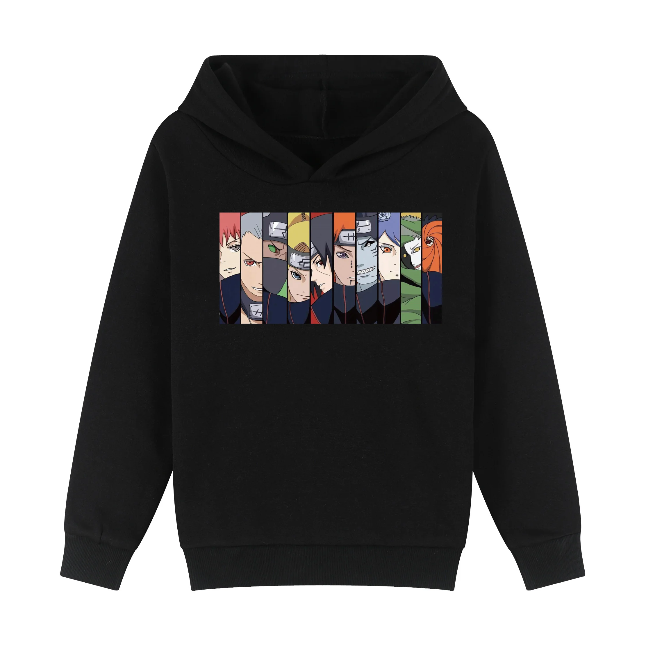 

New Popular Anime Comics Figure Print Clothes Girl Pattern Fashion Hoodies Costume Boys Tops Spring/Winter Kid Children Clothing