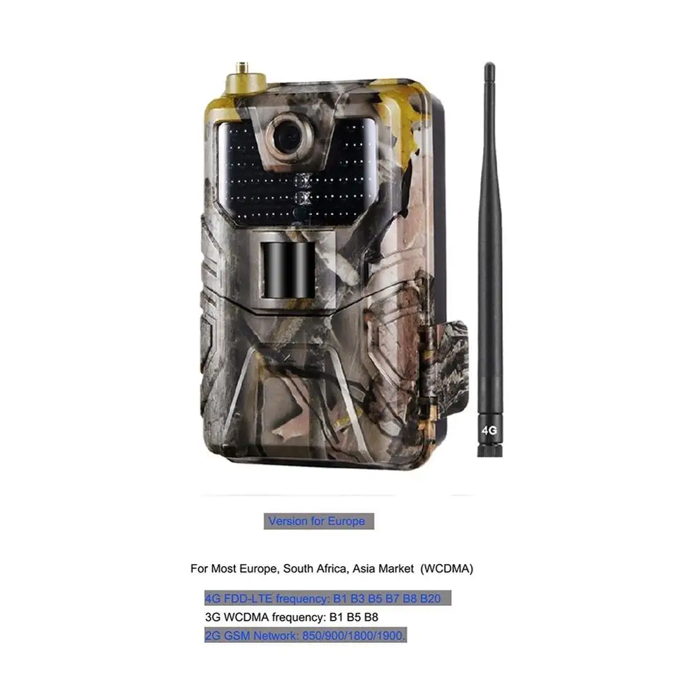 HC-900LTE 4G охотничья камера 16MP Trail камера 940nm фото ловушки 0,3 s MMS/SMS/SMTP/FTP Дикая камера 44LED