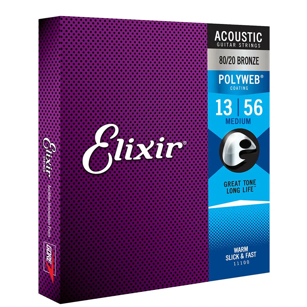Elixir Polyweb Nanoweb пленка покрытие Антикоррозийная Акустическая гитара Струны