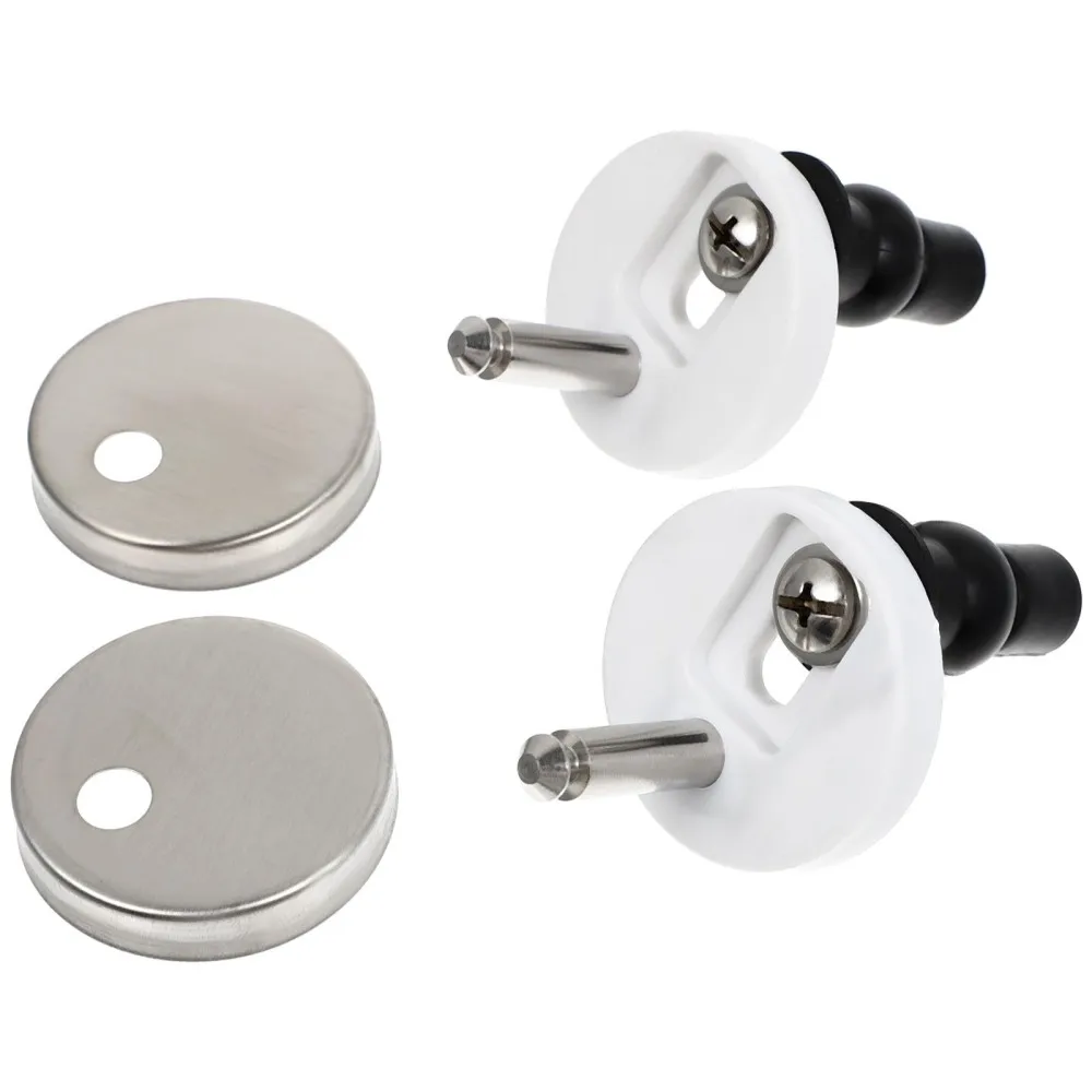 

1 Set/2pcs Universal Toilet Seat Fixing Hinges Toilet Seat Replacement Hinges