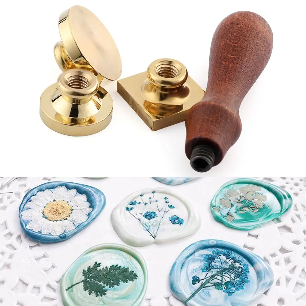 

Stamps Metal Retro Scrapbooking Wax Sealing Stamp Wax Copper Head Paint Seal