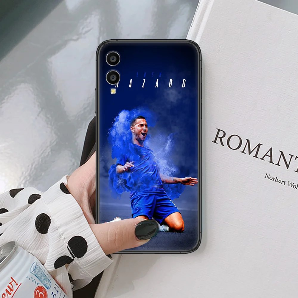 

Eden Hazard soccer football 10 Phone case For Huawei Honor 6 7 8 9 10 A C X i 20 Lite Pro Play black black coque silicone Etui