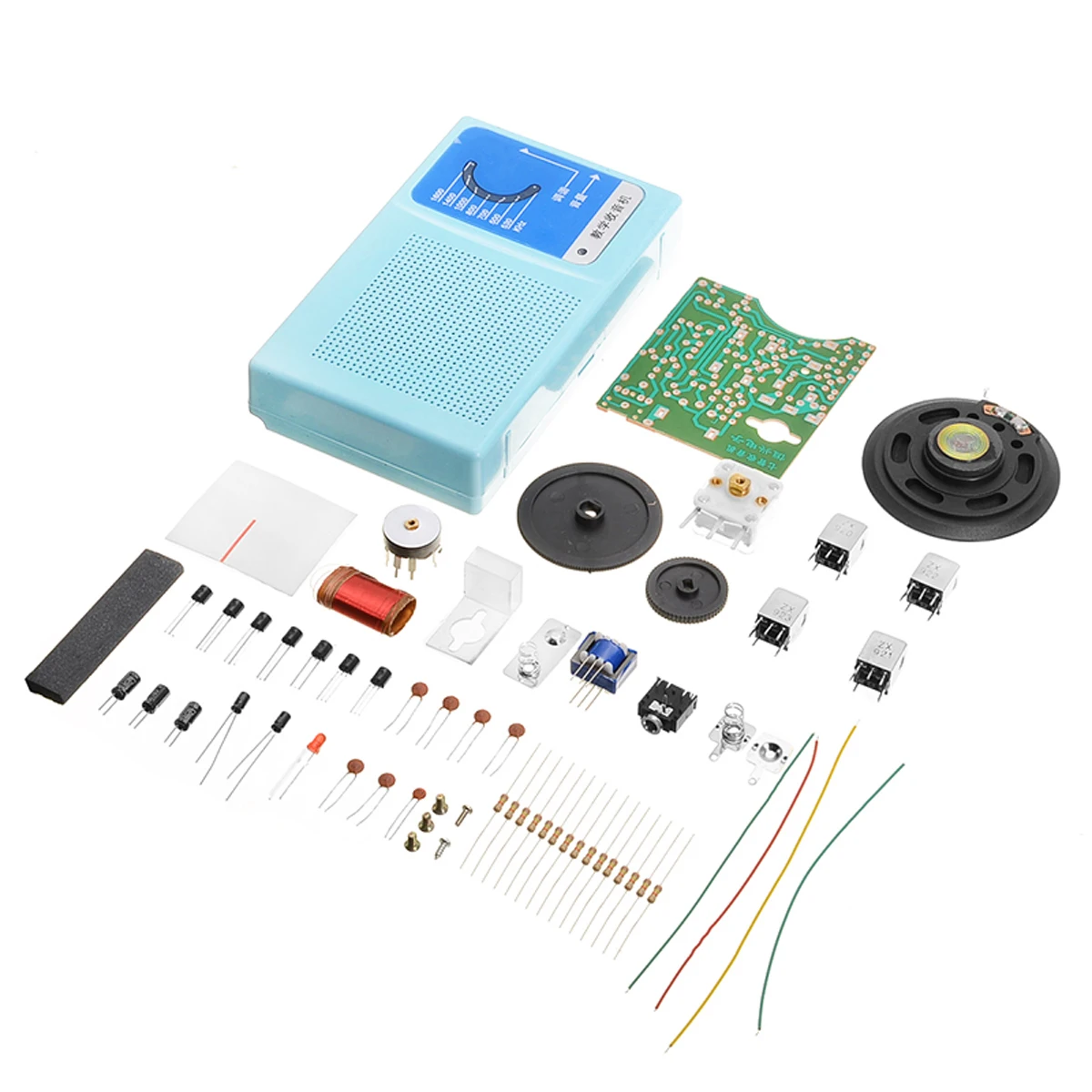 DIY AM/FM стерео радиокомплект транзисторы SCH Супергетеродинный радиоприемник плата