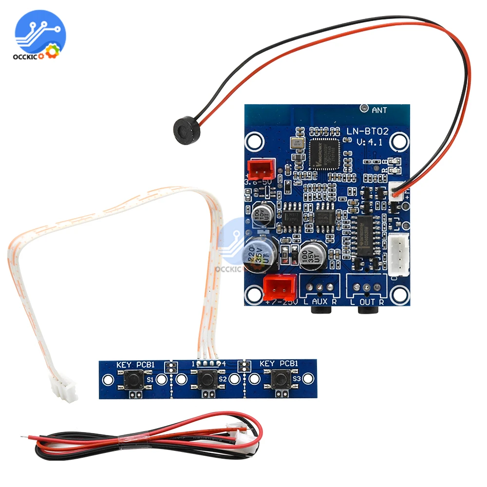 

Аксессуары для автомобильного аудиоприемника Bluetooth 4,0, 3,5 мм, держатель для наушников, вход и выход, тип B, Комплект «сделай сам»