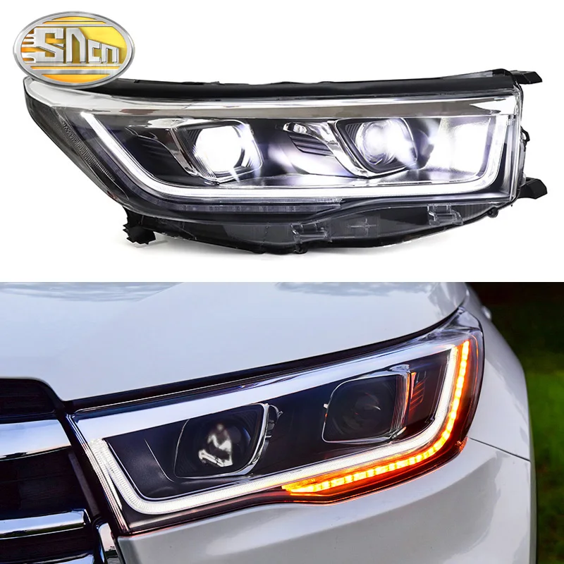 SNCN автомобильный Стайлинг светодиодный задний фонарь в сборе для Toyota Highlander 2015 2016