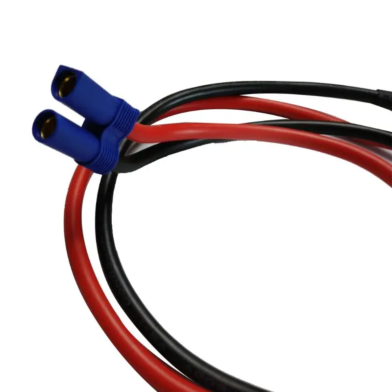 

EC5 Female Plug Connector Cable with O Ring Eyelet Terminal 10AWG Wire 50 CM