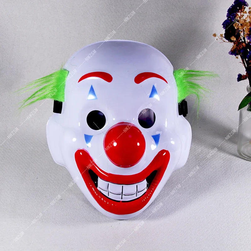 

21 new clown mask Halloween PVC mask horror Halloween party movie props makeup