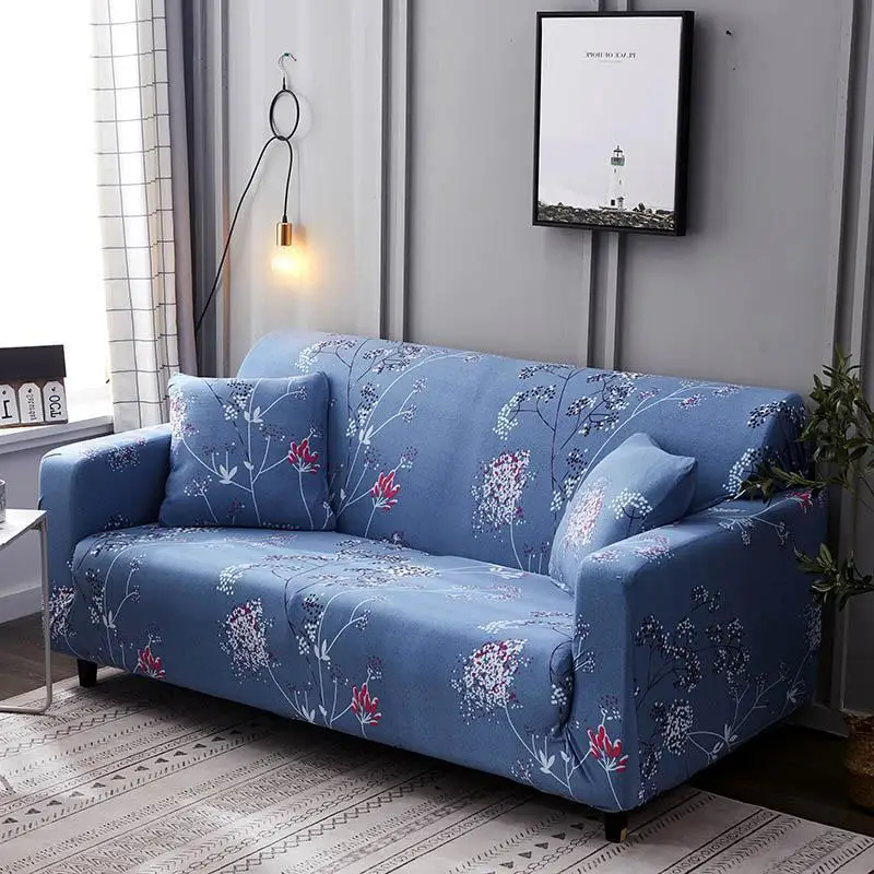

45 1pc Leaf /Flower Sofa Cover Cotton Elastic Sofa Slipcovers Corner Sofa Towel Couch Cover Sofa Covers for Living Room
