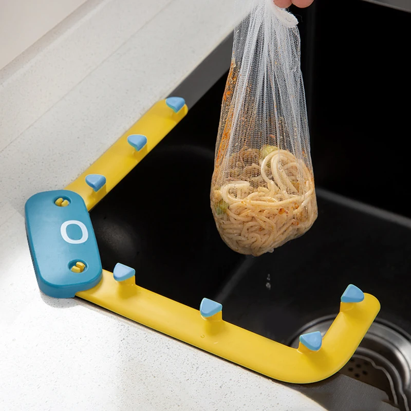 Полка для слива раковины в виде осьминога органайзер мусорная корзина мусорные