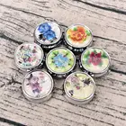 Металлическийпластиковый круглый серебристый чехол для таблеток, 1 шт.