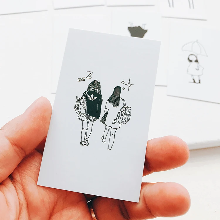 Черно белые простые наклейки SIXONE 10 комплектов декоративные двусторонняя печать