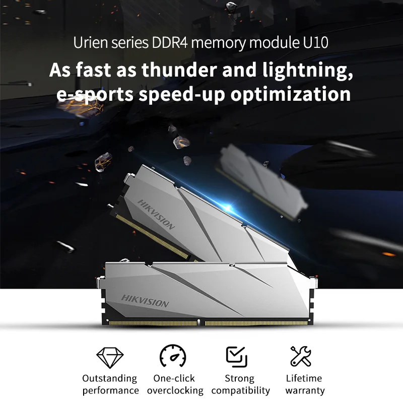 Hikvision Память DDR4 3000 МГц 8 Гб UDIMM 288Pin модуль памяти для ПК игровая память - купить по
