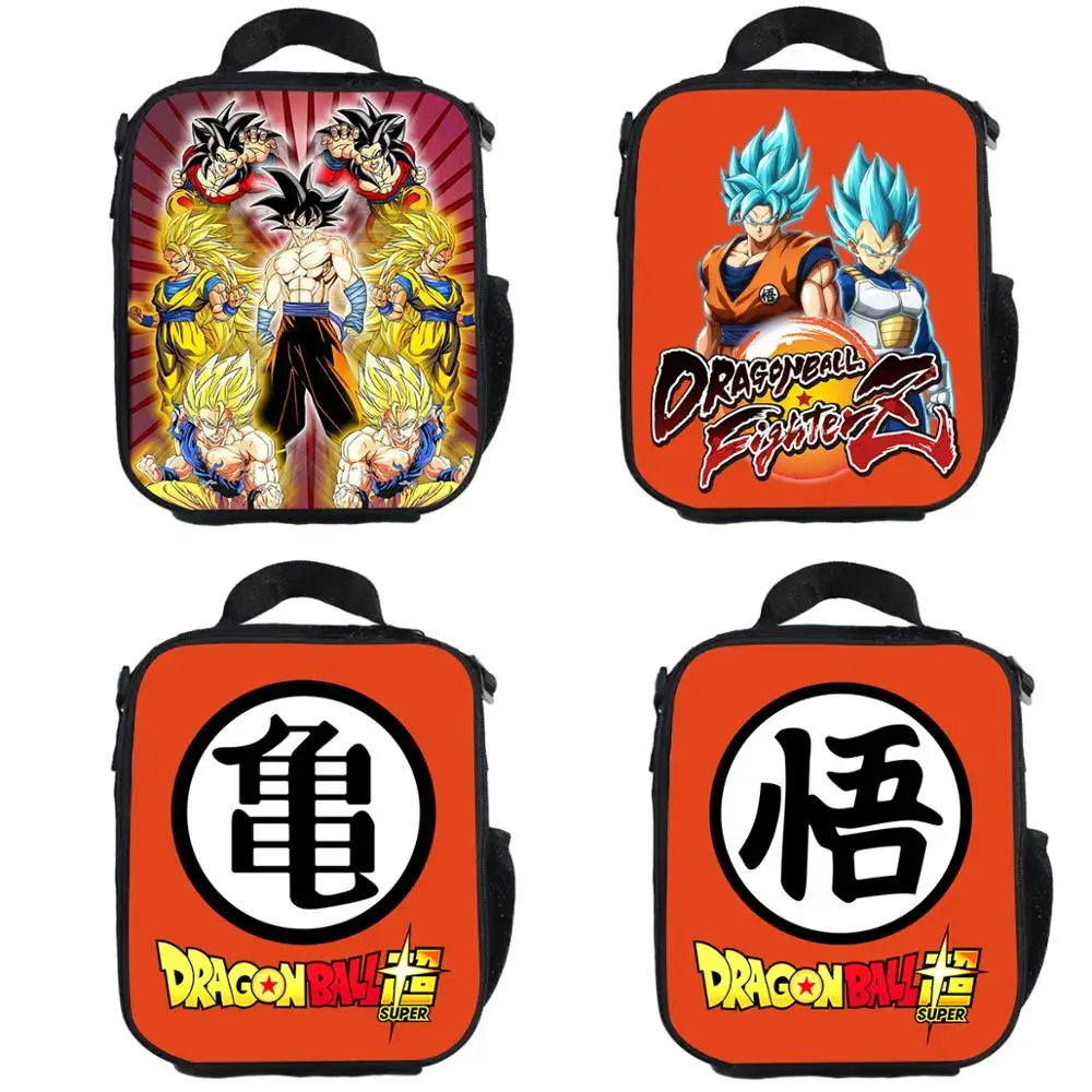 Аниме Dragon Ball ланч-мешок Goku Saiyan дети изолированный кулер Ланч-бокс термальный держатель для пикника