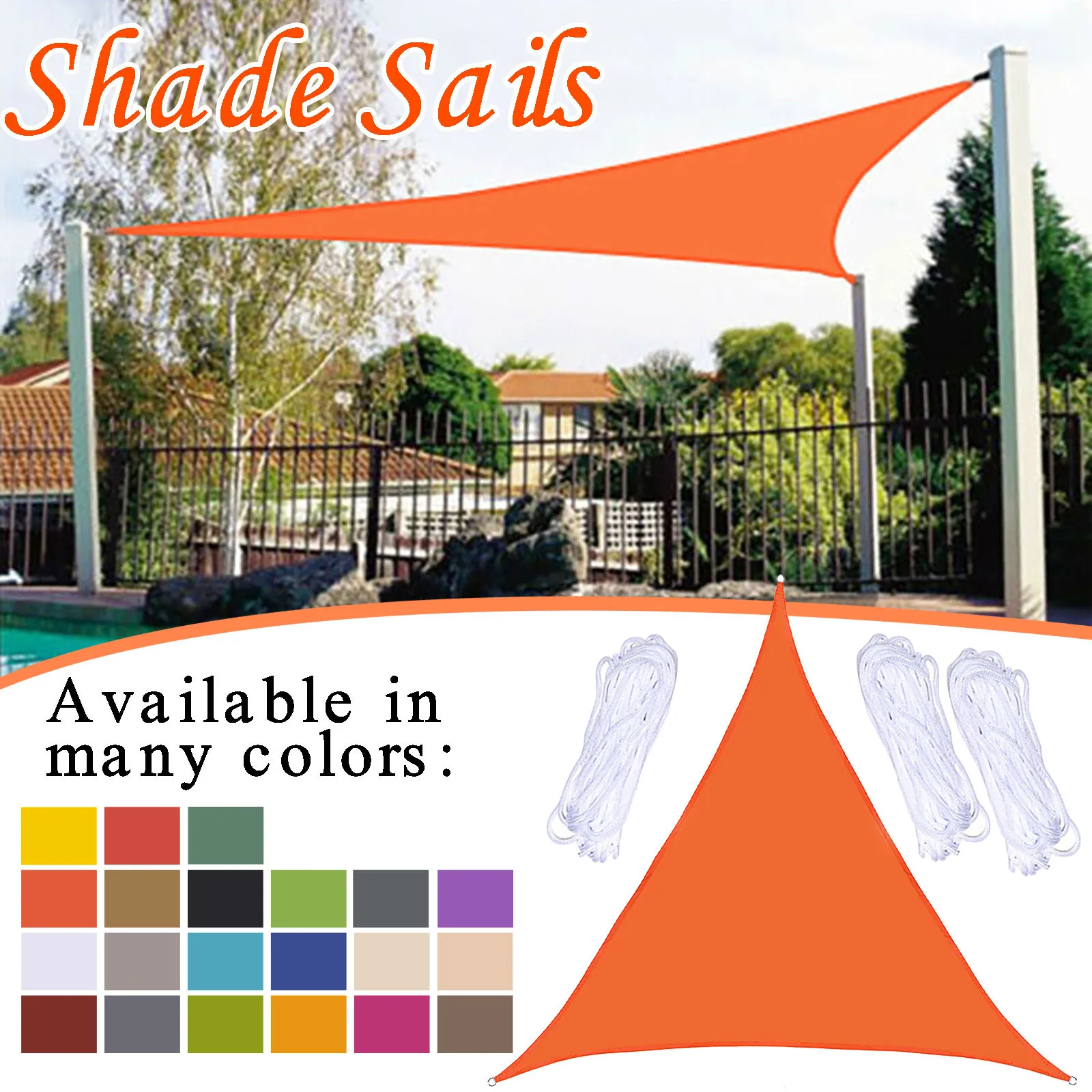 Водонепроницаемый навес солнцезащитный козырек для сада внутреннего дворика