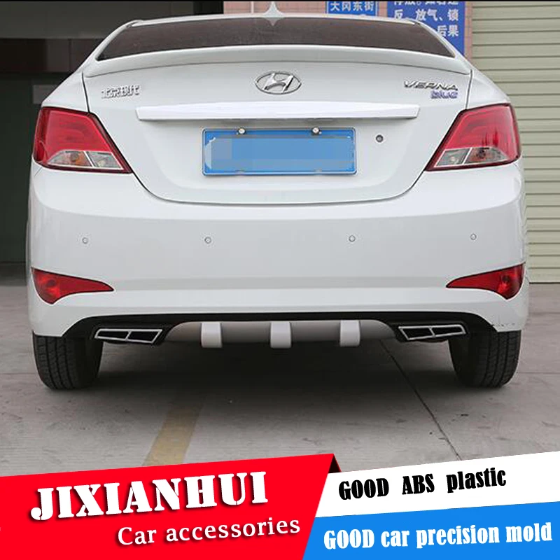 Задний спойлер для Hyundai Verna 2011 2016 задний переднего бампера|Обвесы| |