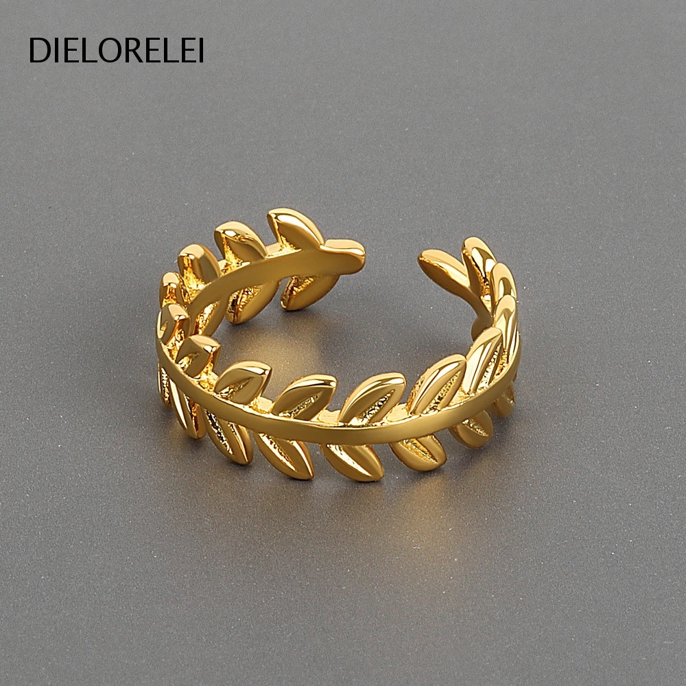 

DIELORELEI 925 Sterling Silver Jewelry Style Open Ring Accessories Gift Adjustable Ring Women Girls Niche Prevent Allergy