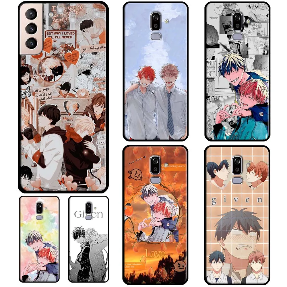 Чехол для телефона с обоями Given Yaoi Anime для Samsung Galaxy J1 J3 J5 J7 A3 A5 2016 2017 A8 A6 Plus A7 A9 J4 J6 J8 2018.