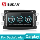 Isudar PX6 1 Din Android 10 автомобильное радио для DaciaSanderoDusterRenaultCapturLadaXray 2Logan 2 авто мультимедийный плеер RAM 4G