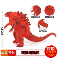 bandai godzilla 2021 new soft rubber joint movable oversized hand made model toy birthday gift action figures toys